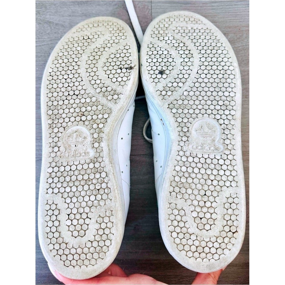 Adidas Stan Smith Sneaker White & Green Shoe Women's Size 8 - Picture 8 of 8